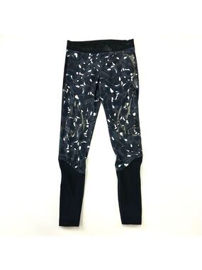 Stella McCartney x Adidas camo print/mesh yoga sport running pant legging Small